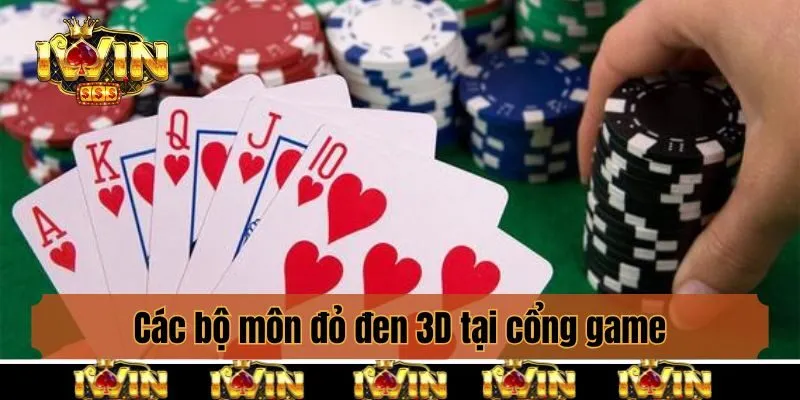 Các bộ môn đỏ đen 3D tại cổng game