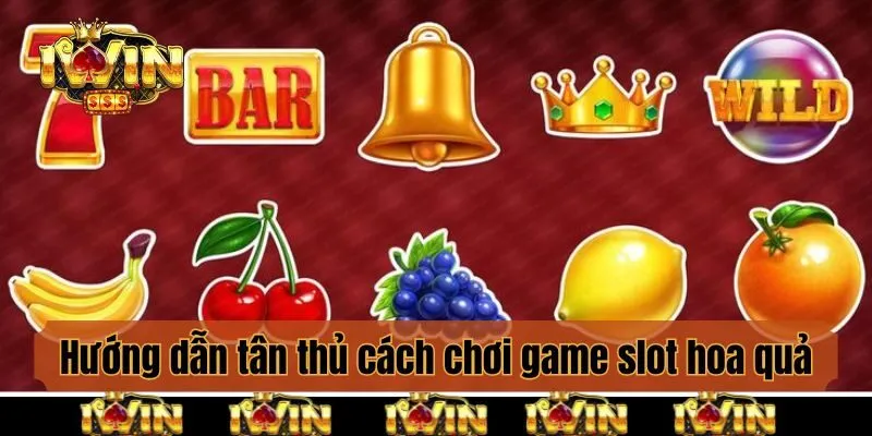 Hướng dẫn tân thủ cách chơi game slot hoa quả