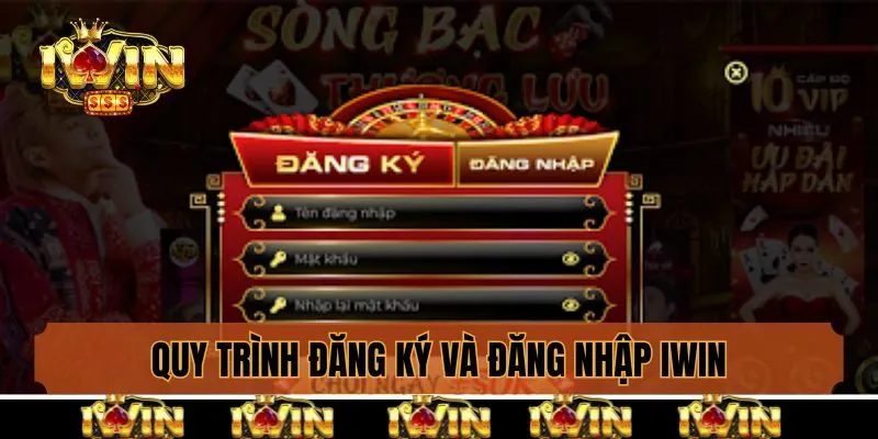 Quy trình đăng ký và đăng nhập tại cổng game Iwin